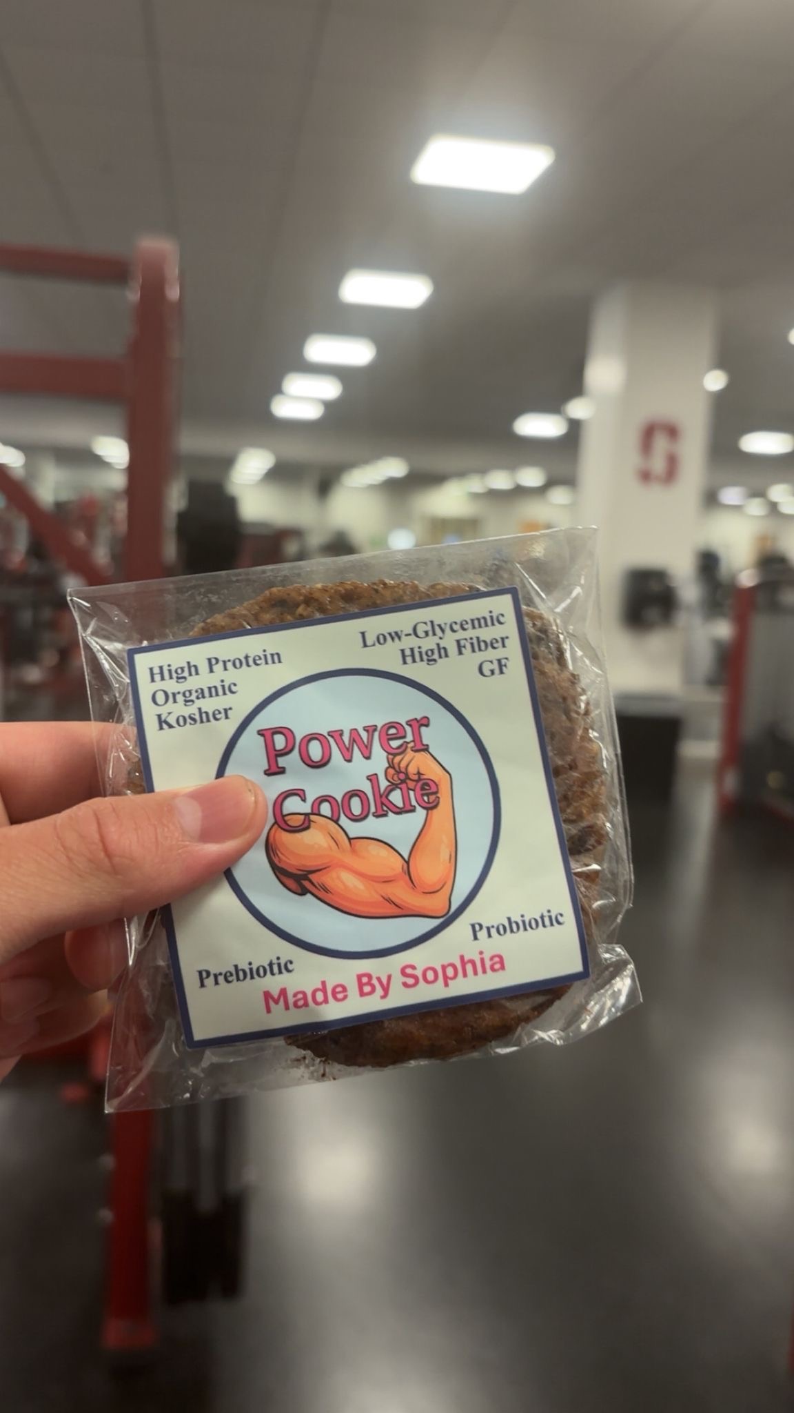 Le cookie au coco est délicieux